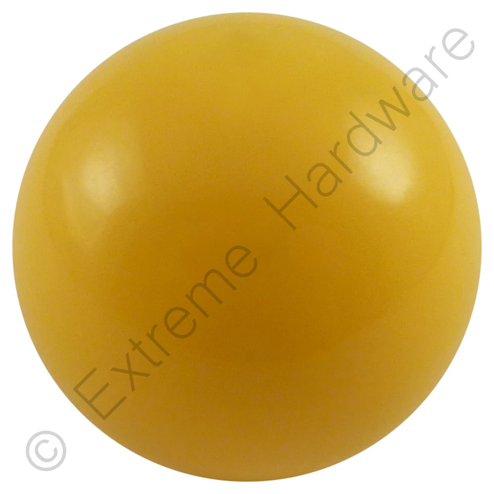 Arcade Joystick 35mm Ball Top for Zippyy, Zippy, Sanwa, Seimitsu (Yellow) JAMMA