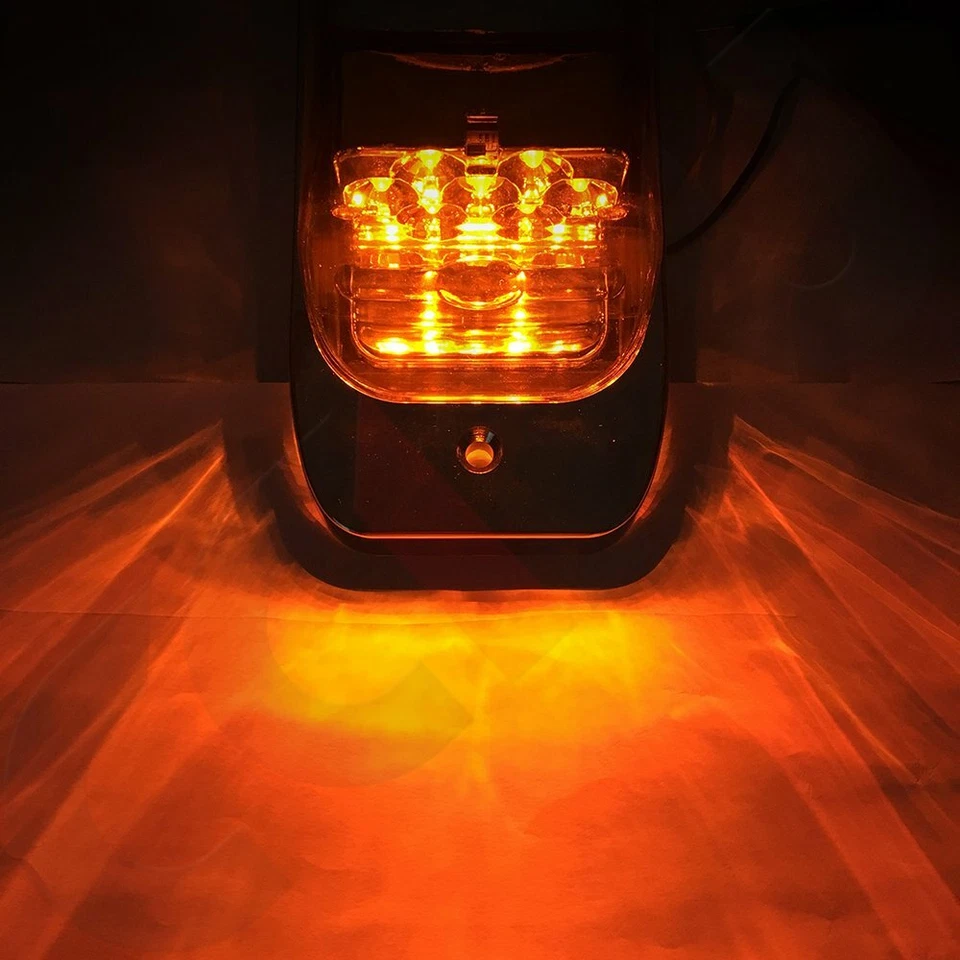 For Kenworth Peterbilt M27011Y Amber Roof Cab Marker Clearance Light 7LED Qty-11 - Image 3 of 4