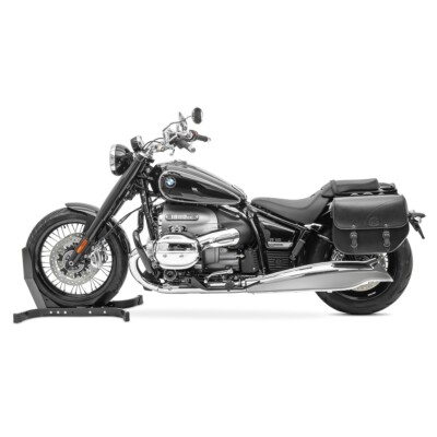 Bolsas Alforjas Laterales Para Moto Custom Y Retro Craftride VH5 Negro Dpla1 A703212 0