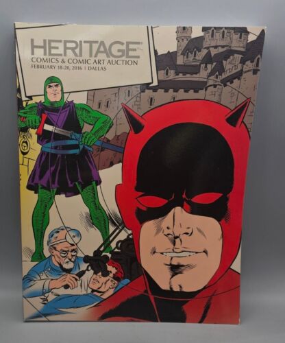 Heritage Comics & Comic Art Auction Catalog Feb 2016 #7124 Daredevil Spider-Man - Picture 1 of 4