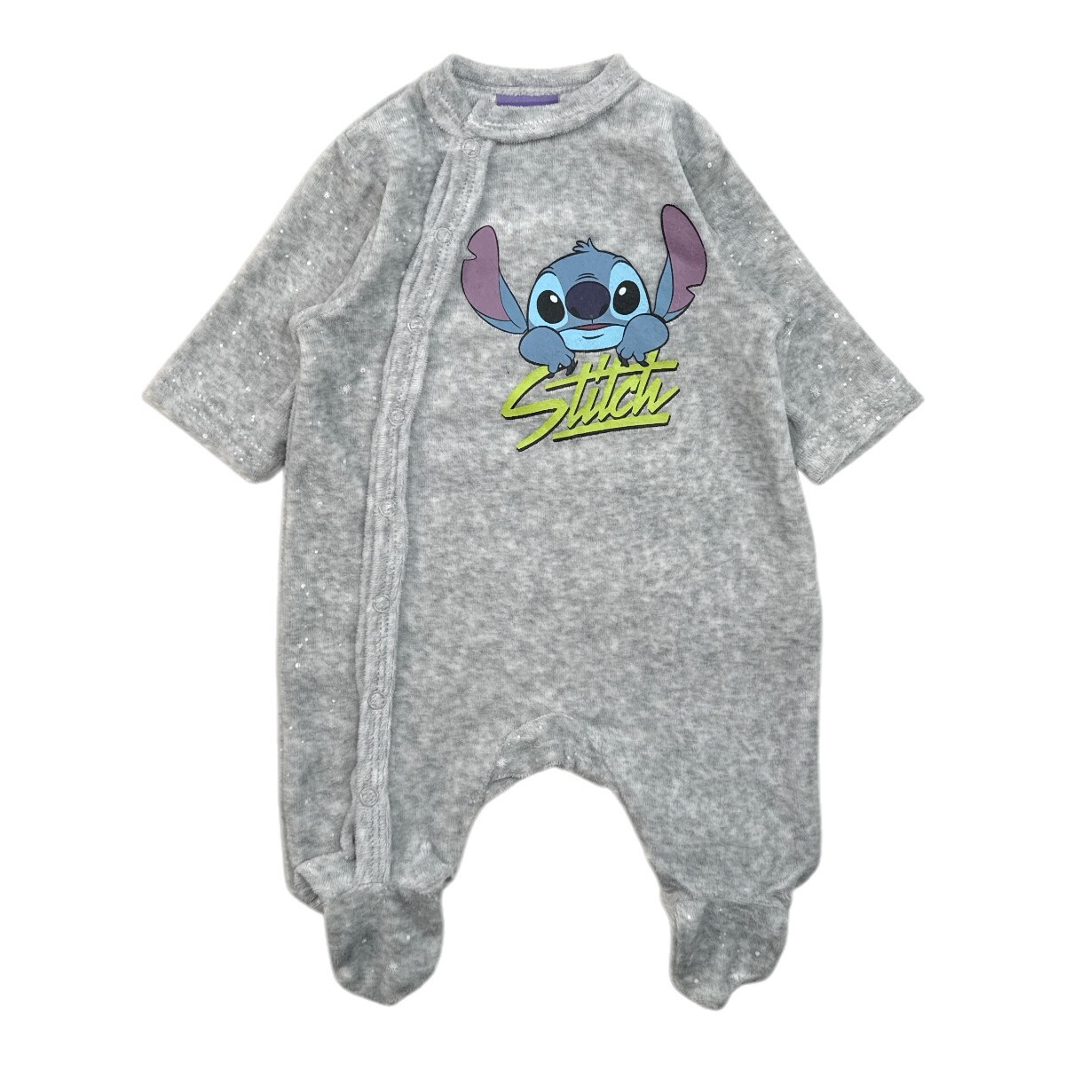 Pijama De Bebé Niño Lilo & Stitch. Color Gris. Regalo Para Bebé De 1 A 24