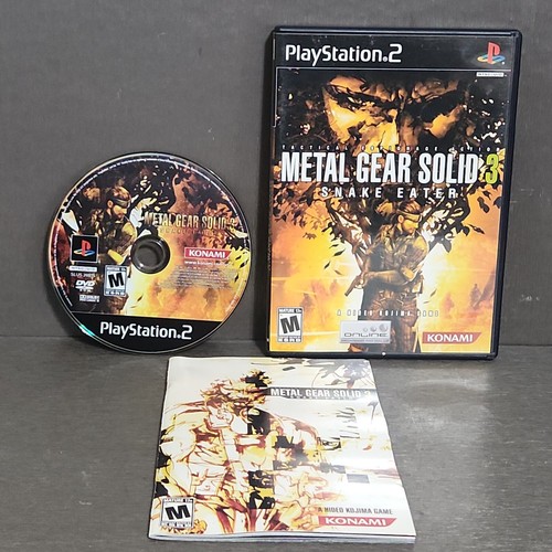 Metal Gear Solid 3 Snake Eater PlayStation 2 PS2 Game CIB