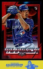 2020 Topps Fire Shun Yamaguchi Flame RC/Rookie card #5 Toronto Blue Jays