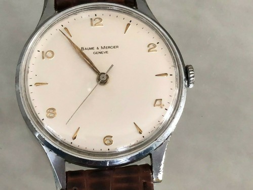 BAUME \u0026 MERCIER GENEVE VINTAGE ANNI '70 CARICA MANUALE OVERSIZE | eBay