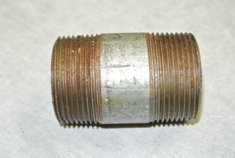 Tubo Telato Capezzoli Idraulici Filettati In Ferro Malleabile Nero - Foto 5