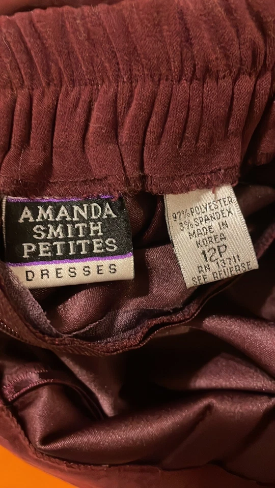 Pantalones forrados Feel Like gamuza elásticos tiro alto cremallera trasera 12 Petite 32x27 Foto 2 de 4