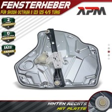 Fensterheber elektrisch Hinten Rechts für Skoda Octavia 1Z 4/5-Türer 04-13+Kombi