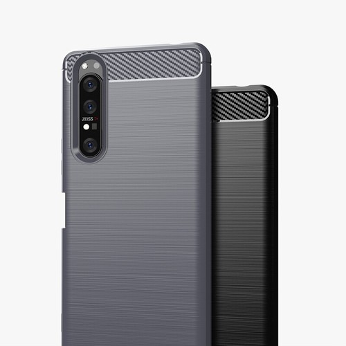 For Sony Xperia 1 VII/5 V/10 IIl 10IV XA2 Carbon Fibre Gel Case Cover Shockproof - Picture 5 of 14