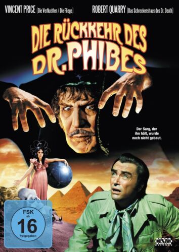 Die Rückkehr des Dr. Phibes (DVD) Price Vincent Quarry Robert Kemp (UK IMPORT) - Picture 1 of 7