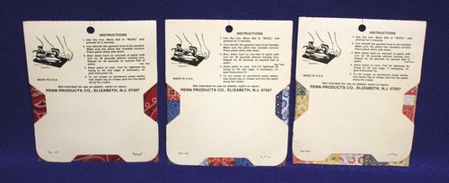 PENN Iron On Patchwork Patches Permanent Press 5.25X5.25 inch NEW U-Pick - Picture 2 of 8