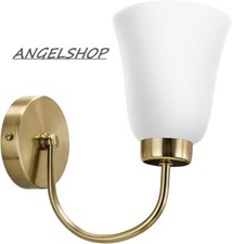 1950's Mid Century Handmade Brass Italian Diabolo Wall Sconce Light Fixture