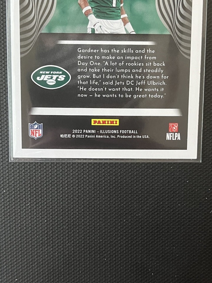 2022 Panini Illusions Ahmad Sauce Gardner RC 21 Jets 🏈 eBay