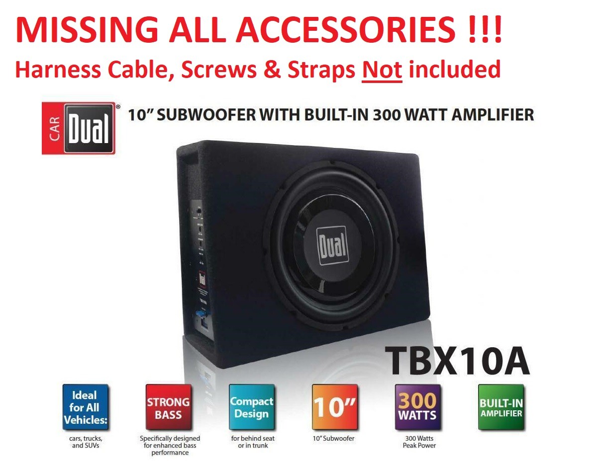 dual speaker with built in amp