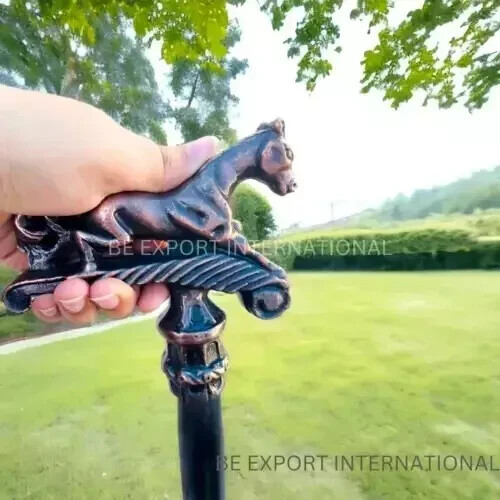 Solid Style Solid Brass Horse Head Handle ONLY Fo… - image 5