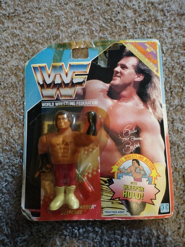 WWF Brutus The Barber Beefcake MOC Hasbro Series 1...