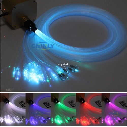 Bluetooth TWINKLE 16W Fiber Optic Light 3m Fibers with Meteor Kit Star Ceiling - Picture 7 of 12