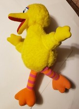 Vintage Playskool 13" Big Bird Plush 1986 Sesame Street 70205 Muppets Hasbro