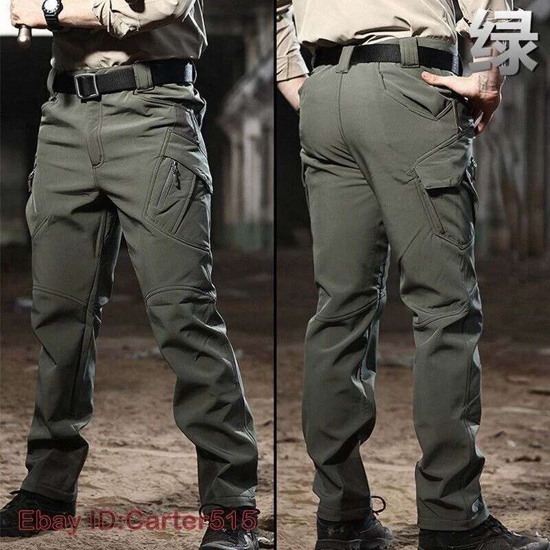 Elastic Military Pants Men Trousers Many Pockets Men Casual Pants Cargo  Pants