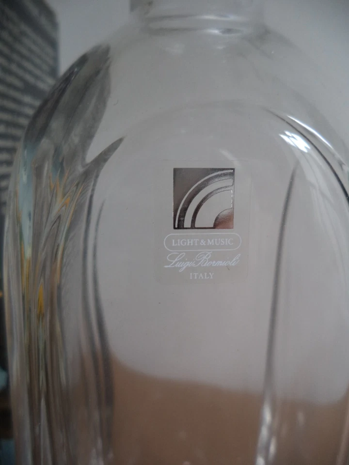 Luigi Bormioli Light & Music Strauss bottiglia e 6 bicchieri da 6 cl vetro nuovi - Immagine 3 di 4