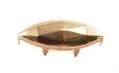 13mm Gold Style 452 Faceted Boat Nailhead 7 Prongs Non Rusting - 50 PCS