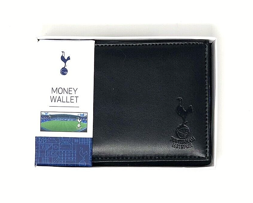 Portefeuille En Cuir à Relief Avec Blason Tottenham Hotspur FC - Cadeau Officiel Pour Supporteurs