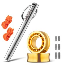 Unresponsive Yoyo Bearings, Pack of 2 Golden Plated 10 Yoyo Bearings and 6 Ax...