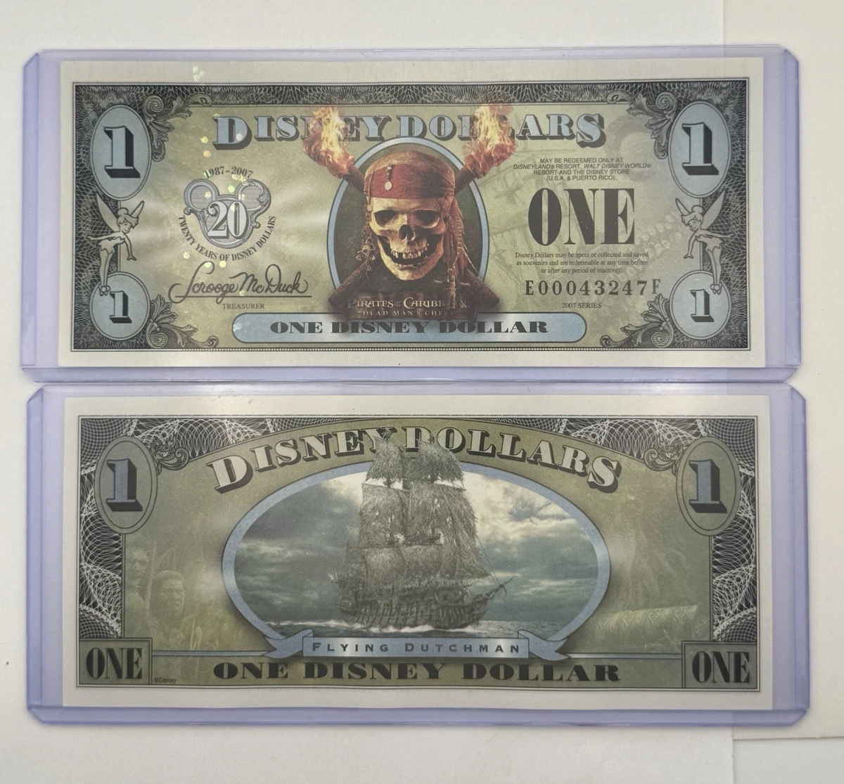 ディズニーダラー　パイレーツ・オブ・カリビアン Pirates of the Caribbean Disney Dollars (1968-Now) for sale | eBay