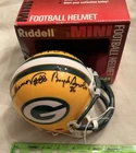 Signed Auto Mini Helmet Green Bay Packers Dowler Kramer Herb Adderley Wood HOF