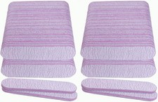 Nail Files 100 Pack , 3.6 Inches Emery Board Nail Files for Acrylic and Natural