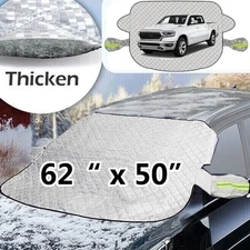 62"Car Pickup Truck EXTRA LARGE Windshield Cover Snow Ice Rain Guard Sun Shade。