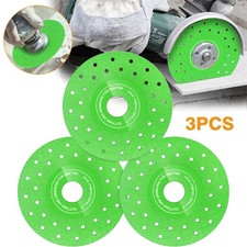 3Pcs Rock Slab Grinding Disc 4.5 Inch Tile Glass Cutting Disc for Angle Grinder