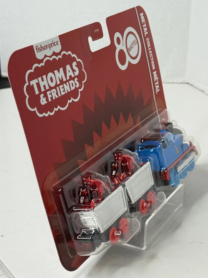 Thomas & Friends Mattel 80th Anniversary Ruby Collection Metal Collection New - Image 3 of 4