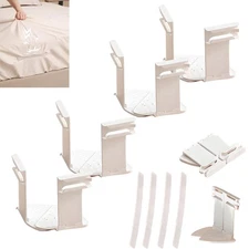 Sheet Locks for Bed,Rotatable Sheet Holders for Bedding,Anti-Slip and Durable...