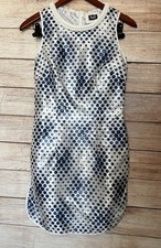 Dolce & Gabbana Polka Dot Silk Blend Mini Dress Sz 38 2 Back Zip Embellished Bow