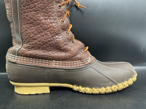 L.L. Bean Todd Snyder X Duck Stiefel Braun Leder & Gummi Herren Größe 9 M - Bild 14 von 24
