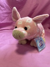 Ganz Webkinz Daisy Pig Flowers HM625 9 Pink F...