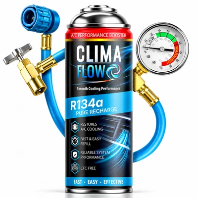 PRO Kältemittel Clima Flow R134a Ersatzgas Klimaanlage Nachfüllset Klima Auto AC - Bild 1 von 4