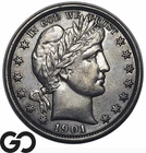 1901 Barber Half Dollar, Significant Key Date, Choice AU++