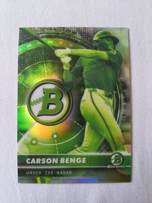 Carson Benge RC ROOKIE #UR12 INSERT Under the Radar - 2026  Bowman New York Mets