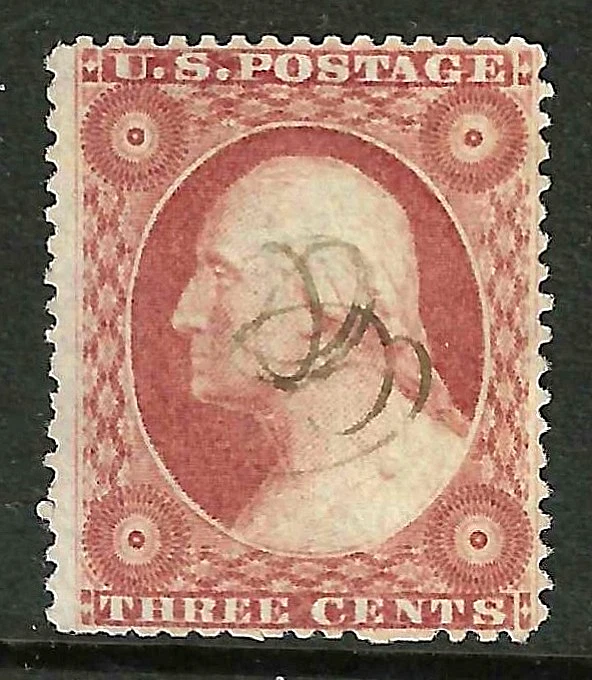 George Washington 3 Cent Stamp In Used Us Stamps (19th Century