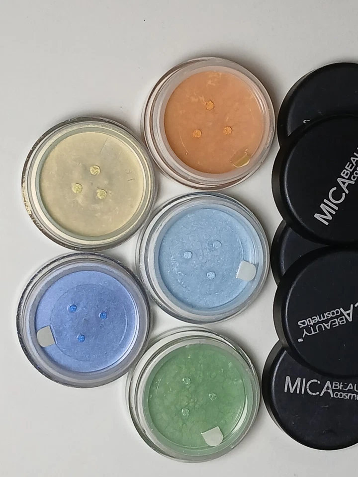 MICA Beauty Cosmetics Eye Shadow Shimmer Powder  2.5 gm Each, Lot Of 5 New - Image 3 of 4