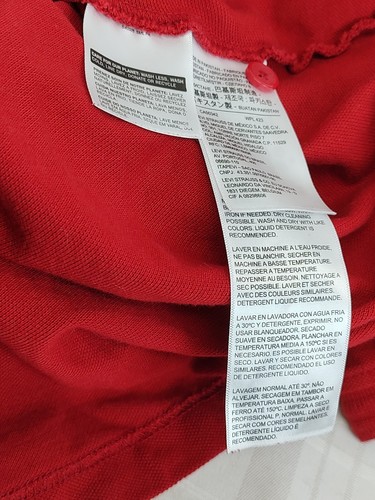 LEVIS RED XXL STANDARD POLO SHIRT MENS - Picture 15 of 23
