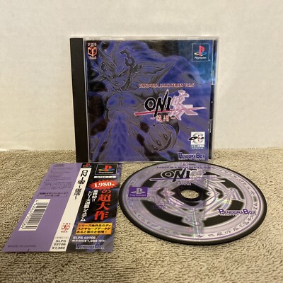 PS1 Oni Zero Fukkatsu GOOD Condition with SPINE * Playstation 1 Japan Import