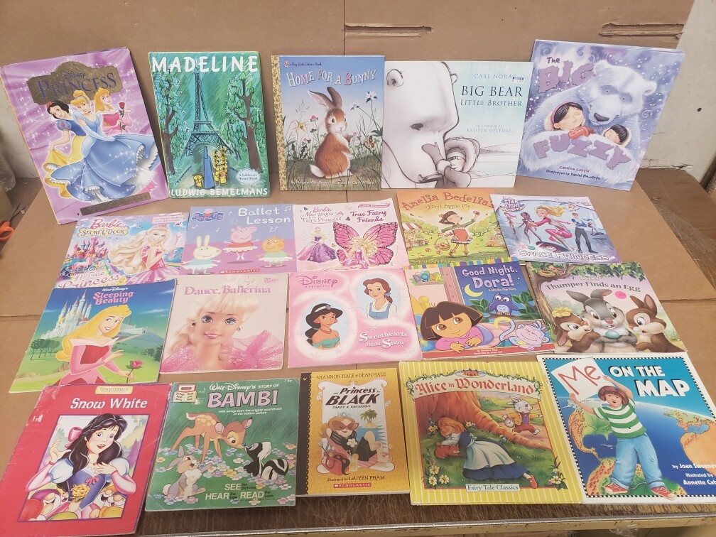 Lot of 10 BOOKS FOR GIRLS Learn to Read Picture Kids Children Library RANDOM MIX