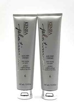 PACK OF 2 Kenra Platinum Air Dry Creme Time-Saving Air Styler 5 oz
