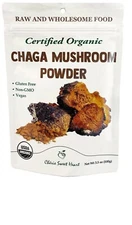 3.5oz Chaga Mushroom Powder - Organic Tea Supplement - Cherie Sweet Heart