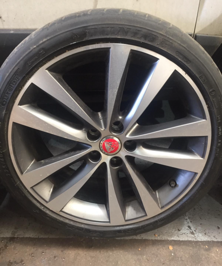 JAGUAR XE 300 R SPORT VENOM GREY 19" INCH ALLOY WHEELS + TYRES 255/35