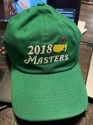 2018 MASTERS Green Slouch Golf HAT Cap 