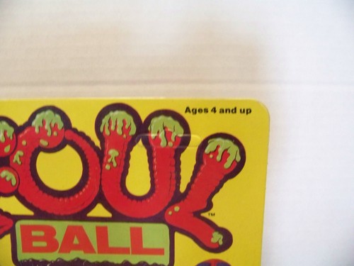 LANARD 1986 FOUL BALL SPIDERWAD. UNPUNCHED CARD! NEW. ULTRA RARE! (MAD BALLS) - Picture 6 of 17