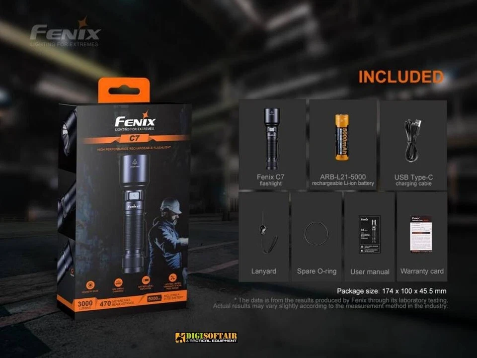 FENIX C7 torcia LED 3000 lumens - Imagen 2 de 4
